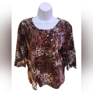 Animal Print Blouse